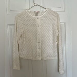 Vintage Express off-white cardigan